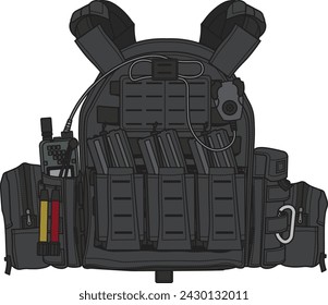 FAV G3 BkVest Armor illustrator