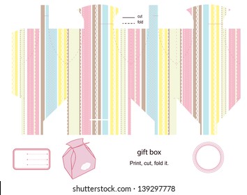 612 Cube box die cut Images, Stock Photos & Vectors | Shutterstock