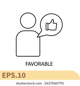 favorable icons  symbol vector elements for infographic web