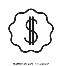 Favorite black friday vector icon