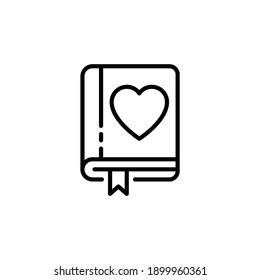 

Favorite Book icon in vector. Logotype