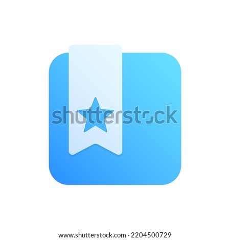 Favorite and Bookmark Color Vector Icon