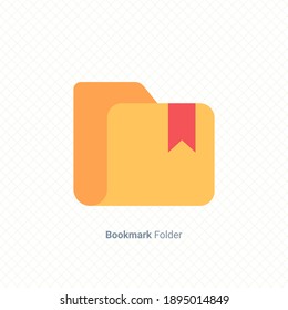 favorite bookmark folder heart love directory icon single graphic design element vector illustration for business presentation, info-graphic, web and mobile application, app user interface