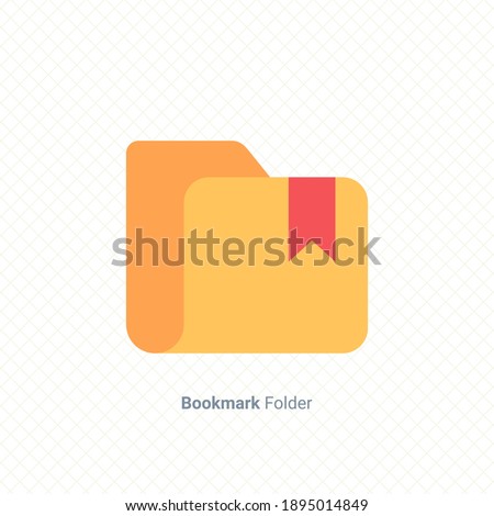 favorite bookmark folder heart love directory icon single graphic design element vector illustration for business presentation, info-graphic, web and mobile application, app user interface