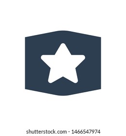 Favorite bookmark icon. vector graphics