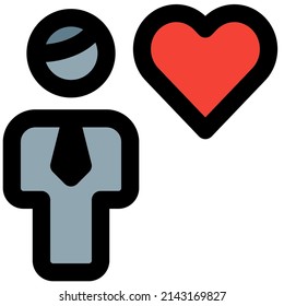 favorite business to work on with a heart logotype