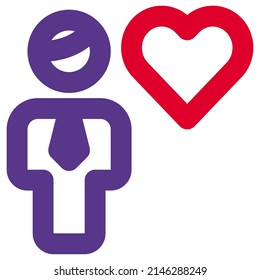 favorite business to work on with a heart logotype