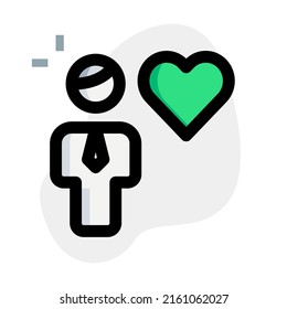 favorite business to work on with a heart logotype