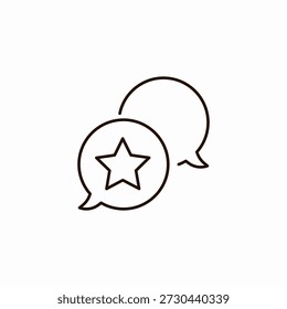 Vector de signo de icono de burbujas de chat favorito