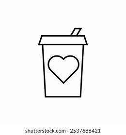 favorite cold drink icon sign vector