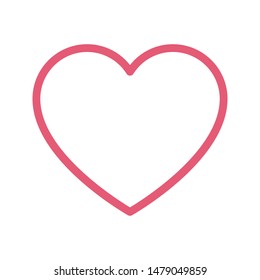 favorite colour line vector icon