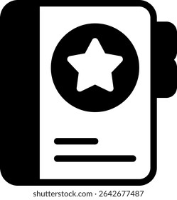 Favorite Contacts Semi Solid Icon Design
