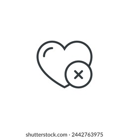Favorite cross icon, vector illustration
