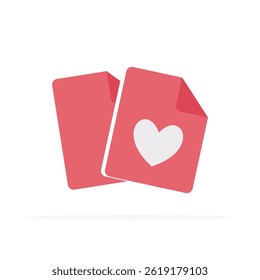 favorite document icon, colored flat vector. modern and minimalist design.