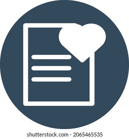 favorite file Isolated Vector icon which can easily modify or edit

