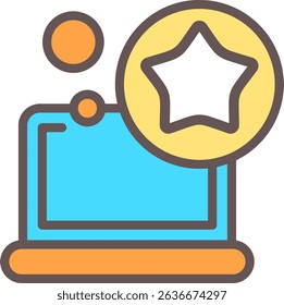 Favorite Filled Style Icon Design