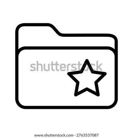 Favorite Folder Bookmark Storage Icon