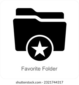 Favorite Folder and File Icon Concept