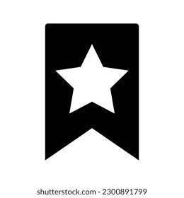 favorite glyph icon illustration vector graphic
