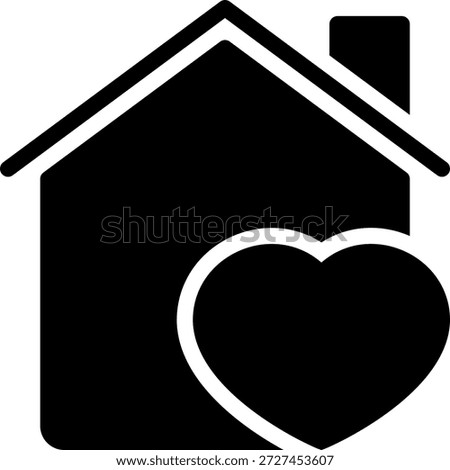 favorite glyph icon illustration vector