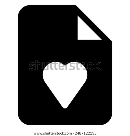 favorite glyph icon vector illustration isolated on white background