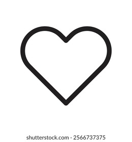 Favorite, Heart Icon. Vector Files And Editable Strokes