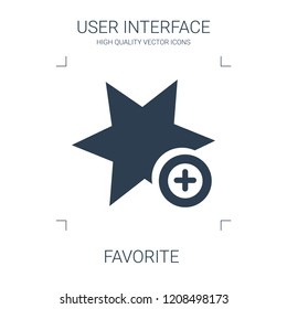 favorite icon. high quality filled favorite icon on white background. from user interface collection flat trendy vector favorite symbol. use for web and mobile