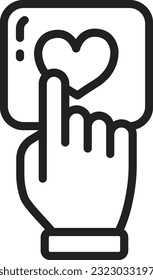Favorite Icon image. Suitable for mobile application.