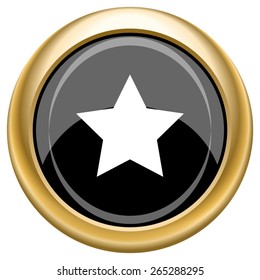 Favorite  icon. Internet button on white  background. EPS10 Vector. 
