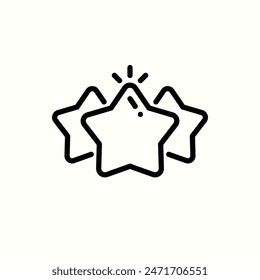 favorite icon, isolated line icon