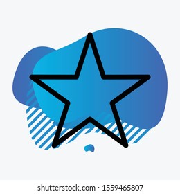 Favorite icon isolated on background
