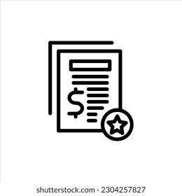 favorite icon with isolated vektor and transparent background