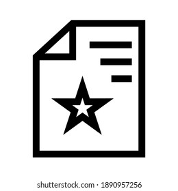 favorite icon or logo isolated sign symbol vector illustration - high quality black style vector icons
