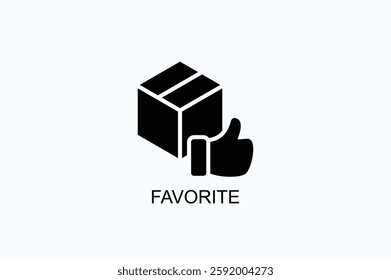 Favorite Icon Or Logo Isolated Vector Illustration