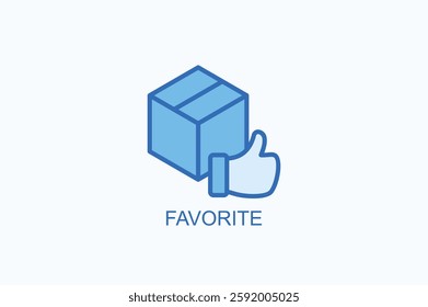 Favorite Icon Or Logo Isolated Vector Illustration