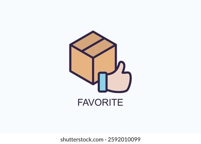 Favorite Icon Or Logo Isolated Vector Illustration