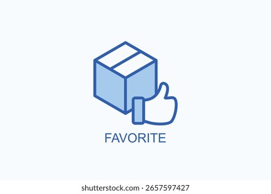 Favorite Icon Or Logo Isolated Vector Illustration