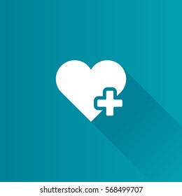Favorite icon in Metro user interface color style. Internet symbol like
