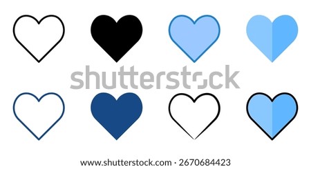 favorite icon set multiple style collection 
