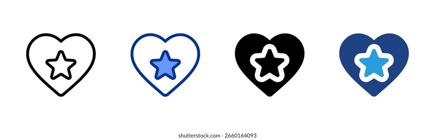 Favorite icon sheet multiple style collection