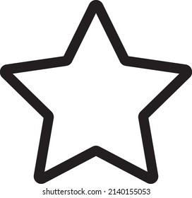 Favoritensymbol mit einfachem und elegantem Design und Stil.