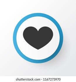 Favorite icon symbol. Premium quality isolated heart element in trendy style.