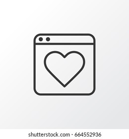 Favorite Icon Symbol. Premium Quality Isolated Followed Element In Trendy Style.