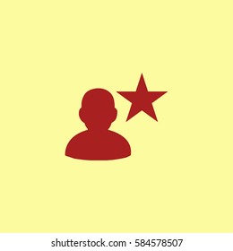Favorite icon vector