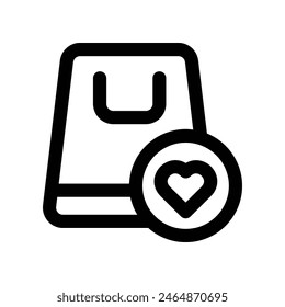 favorite icon. vector line icon for your website, mobile, presentation, and logo design.