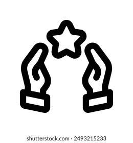 favorite icon. vector line icon for your website, mobile, presentation, and logo design.
