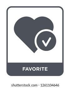 favorite icon vector on white background, favorite trendy filled icons from Customer service collection, favorite simple element illustration