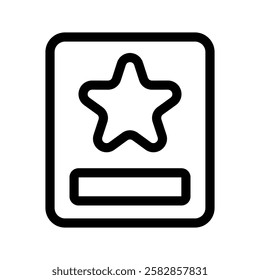 Favorite Icon Vector Symbol Design Illustration