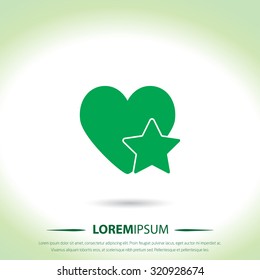 Favorite icon for web and mobile