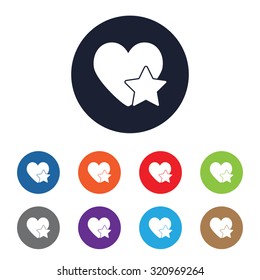 Favorite icon for web and mobile